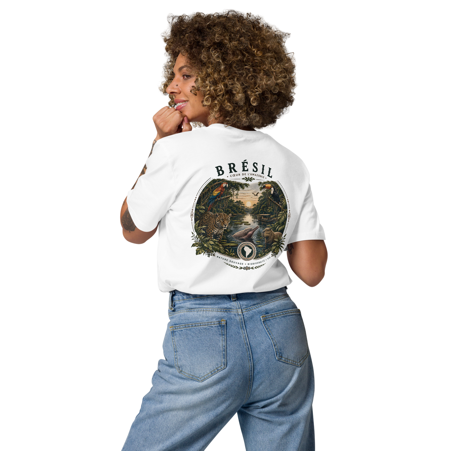 T-shirt "Brésil" 100% coton bio