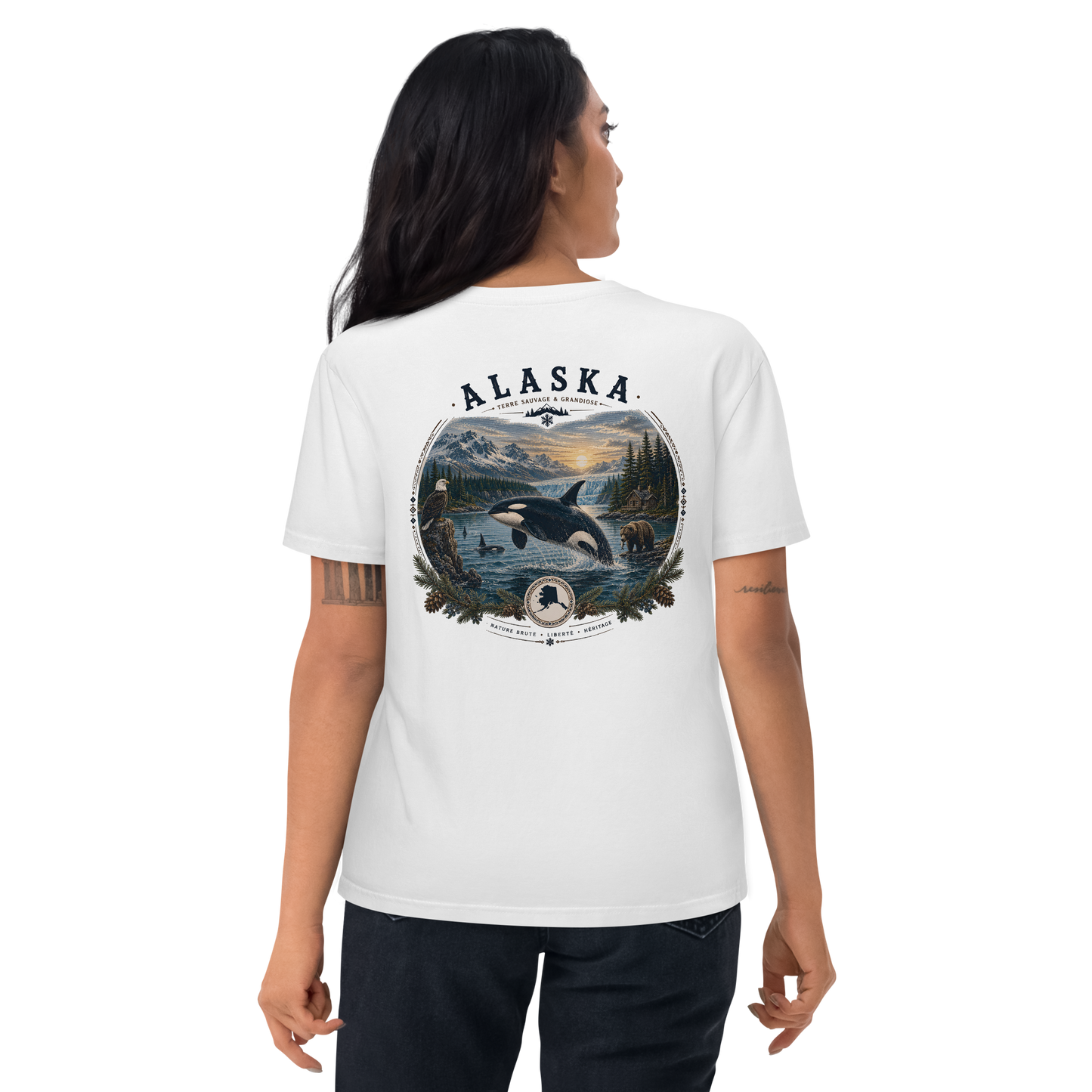 T-shirt "Alaska" 100% coton bio