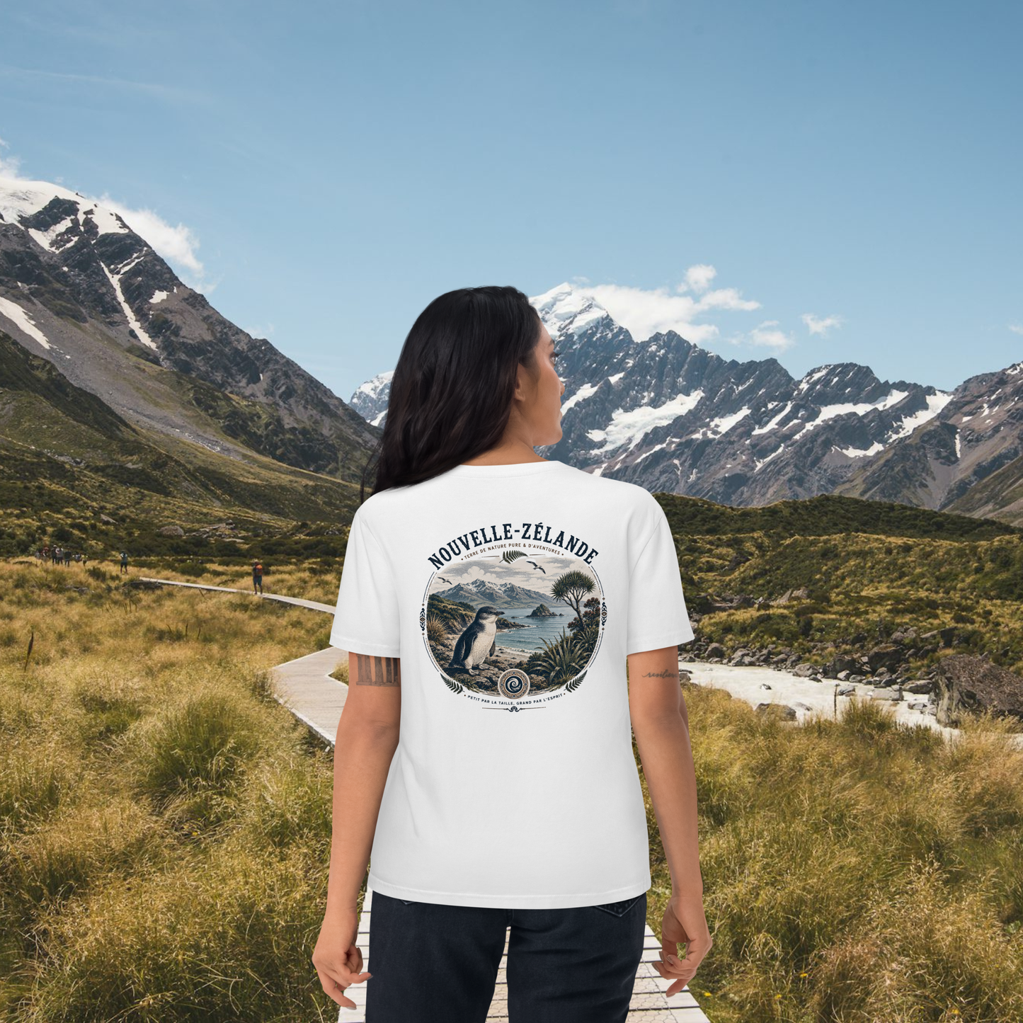 T-shirt " Nouvelle-Zélande" 100% coton bio