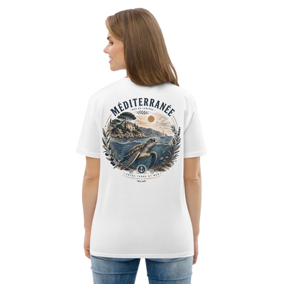 T-shirt "Méditerranée" 100% coton bio