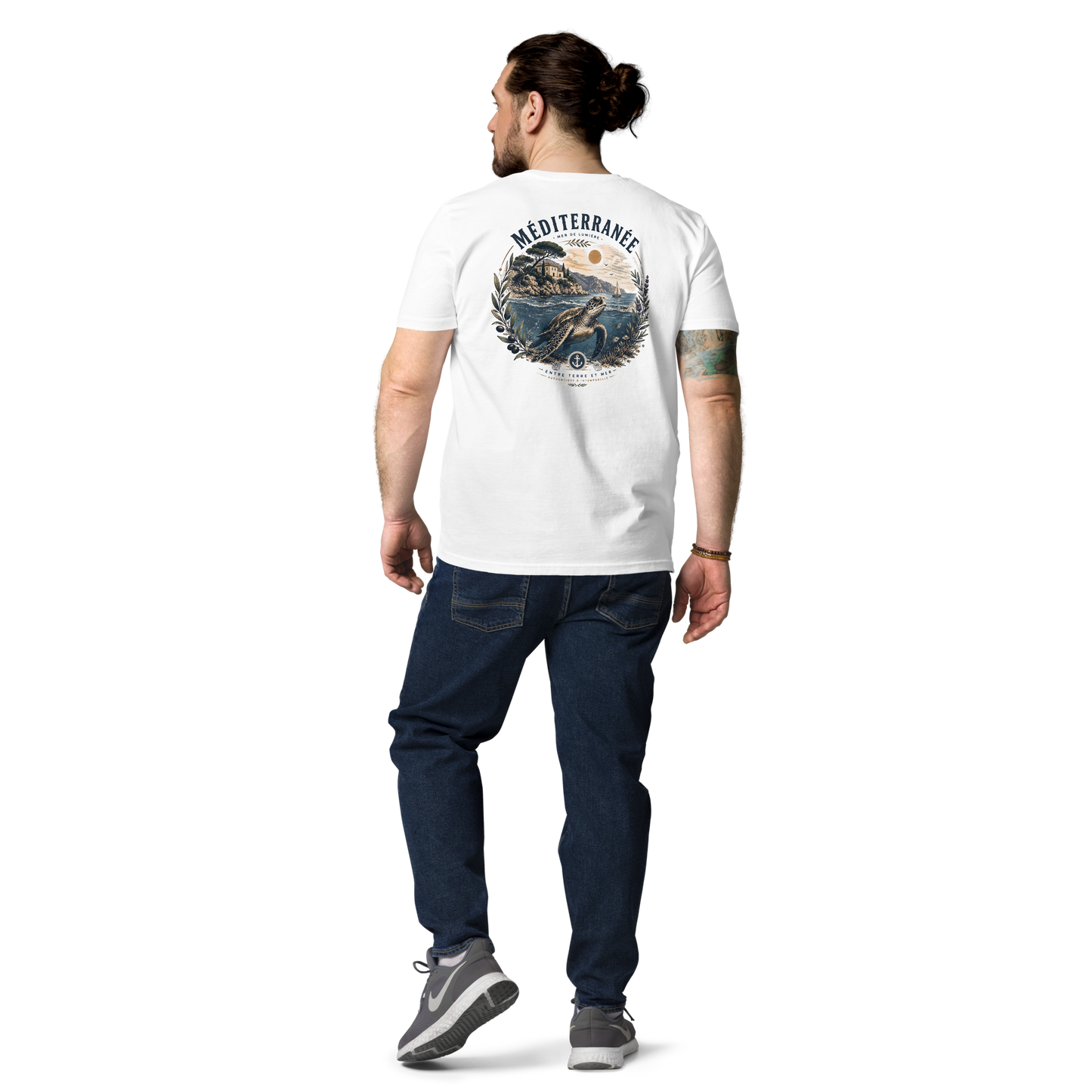 T-shirt "Méditerranée" 100% coton bio