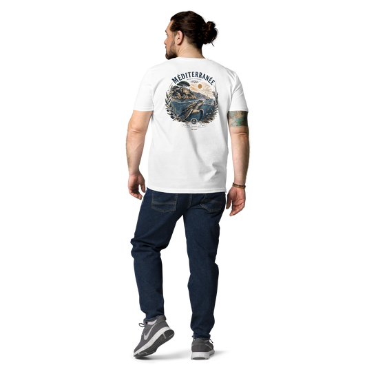 T-shirt "Méditerranée" 100% coton bio