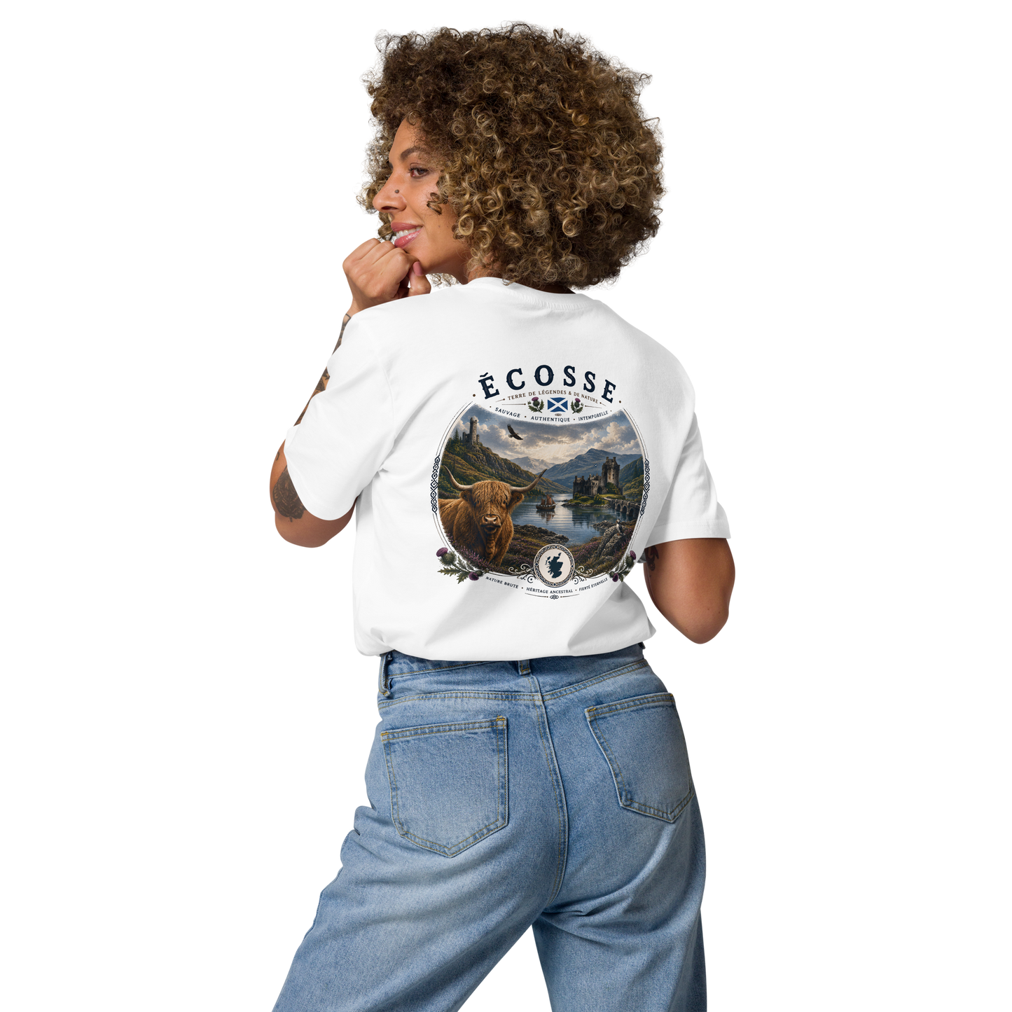 T-shirt "Écosse" 100% coton bio